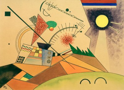 Schets voor Bewegende rust door Wassily Kandinsky